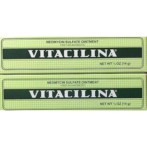 Vitacilina First Aid Antibiotic Cream, 2-pack