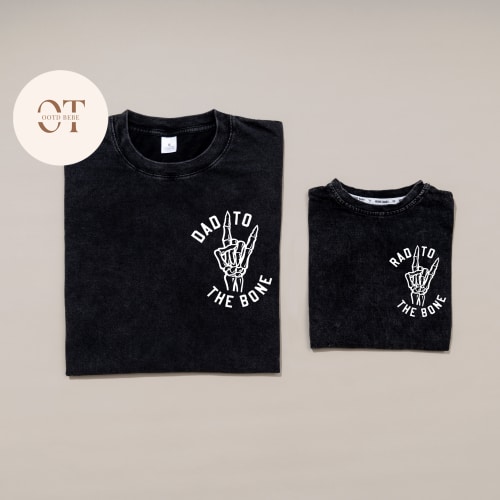 Dad To The Bone & Rad To The Bone Short-sleeve T-shirt