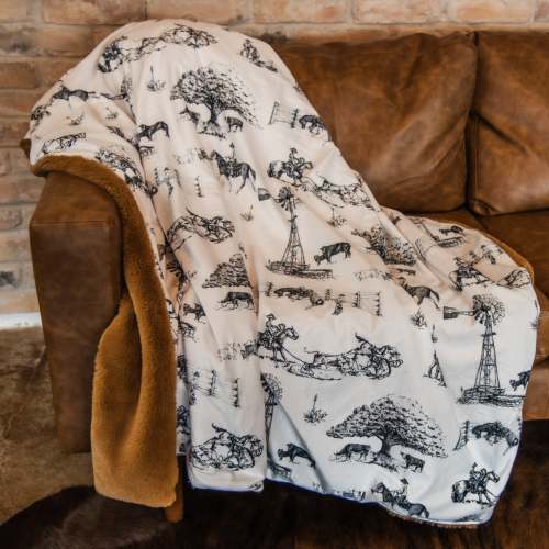 Heaven on Earth Plush Throw Blanket – Cowkid Clothing Company