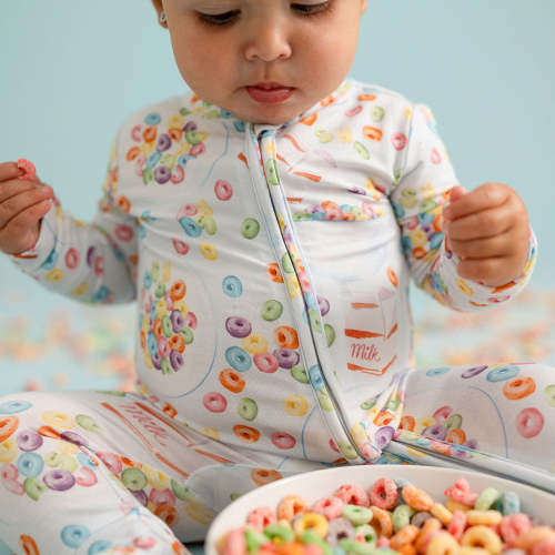 Breakfast Blue Baby Convertible Sleeper | Cereal