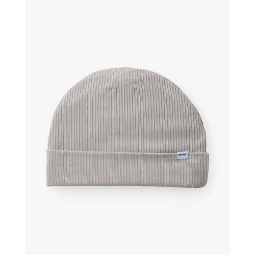 Dove Gray Ribbed Infant Beanie – Little Sleepies