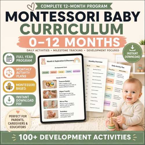 Montessori Baby Curriculum | 0–12 Month Developmental Activities & Lesson Plans
