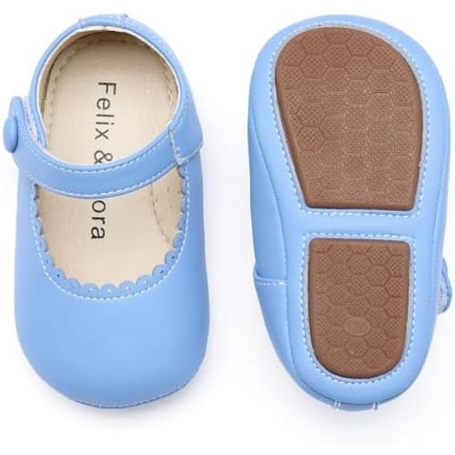 Soft Sole Baby Dress Shoes - Infant Baby Walking Shoes Moccasinss Rubber Sole Crib Shoes