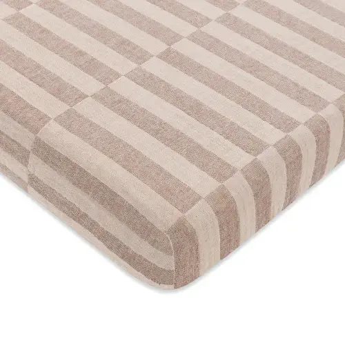 Babyletto Mini Crib Sheet in GOTS Certified Organic Muslin Cotton