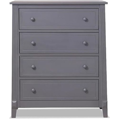 Sorelle Furniture Berkley Baby Dresser – Dresser for Nursery, Kids Bedroom Furniture, Dresser Drawers, Nightstand for Child’s Room with Drawers, Nursery Furniture for Infant-Weathered Gray