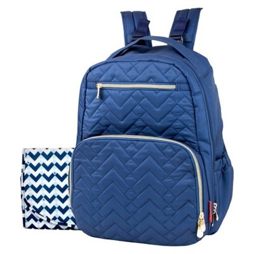Fisher - Price Morgan Quilted Diaper Backpack, Color: Classic Navy
