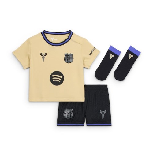 Barcelona Nike Infant 2025/26 Training Stadium Kit Set - Gold