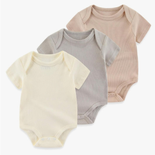 Baby Bodysuit Boy Girl Clothes Soft Newborn Infant Outfit Short Sleeve Romper