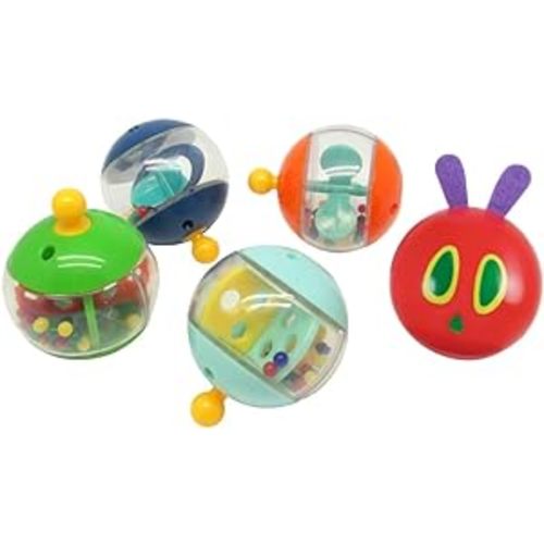 Amazon.com: KIDS PREFERRED World of Eric Carle The Very Hungry Caterpillar Plastic Busy Balls Toy : Toys & Games
