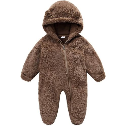 Baby Boy Girl Snowsuit Winter Warm Clothes Coat Infant Jumpsuit Toddler Outfit