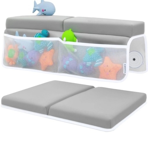 Baby Bath Kneeler and Elbow Rest Pad Set - Baby Bath Support for Knees and Elbow