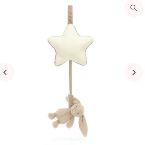 Jellycat Bashful Bunny Musical Pull - Beige