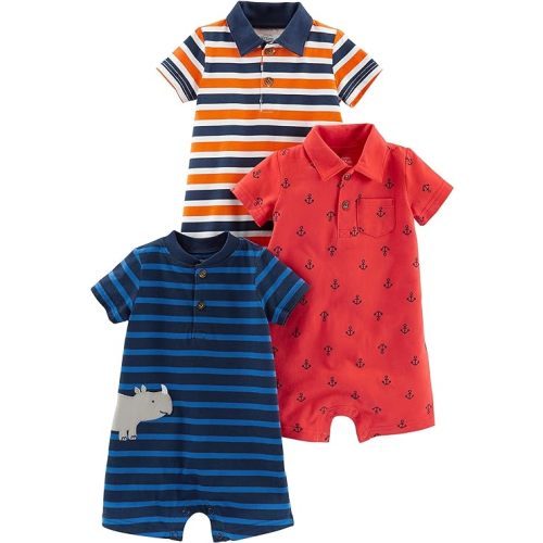 Simple Joys by Carter's baby-boys 3-pack Rompers