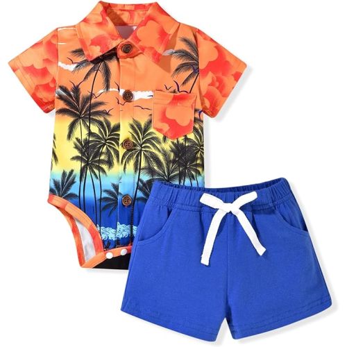 Baby Boy Hawaiian Outfit