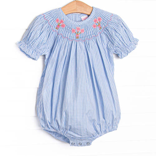 Sunny Day Picks Smocked Bubble, Blue – Stitchy Fish