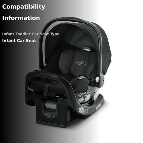 Graco SnugRide SnugFit Infant Car Seat, Baby Car Seat with Anti Rebound Bar for Extra Safety, No-Rethread Harness, LATCH Equipped Carseat, Baby Essentials, Gift for New Parents, Gotham