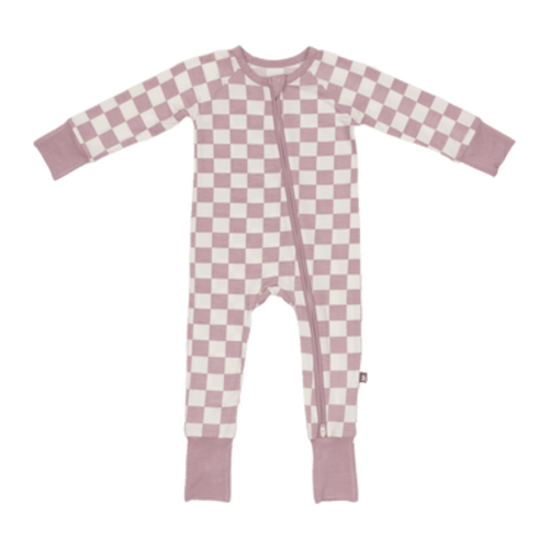 Bumbunny Baby | Convertible Footed Romper in Lavender Cream - NB