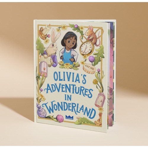My Adventures in Wonderland | A personalized twist on the classic $39.99