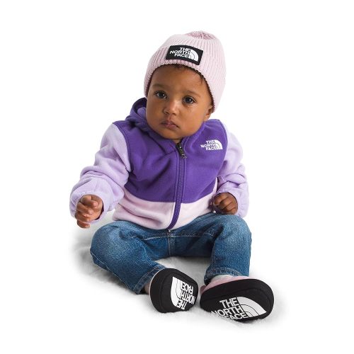 THE NORTH FACE Baby Glacier Full Zip Hoodie | Polar Fleece Jacket With Fold-over Mitts, Zipper Chin Guard & Set-in Sleeves