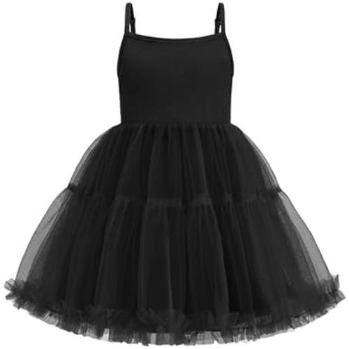 Arshiner Toddler Baby Girl Birthday Princess Dress Girls Spaghetti Strap Tulle Tutu Dresses Summer Mini Sundress 1-8Y