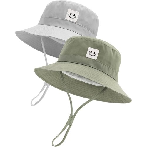 FURTALK Baby Sun Hat Toddler Bucket Hat Beach Smile Face UPF 50+