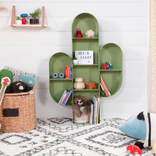babyletto Cactus 48" H x 8" W Steel Chip Resistant Tree Bookcase & Reviews | Wayfair