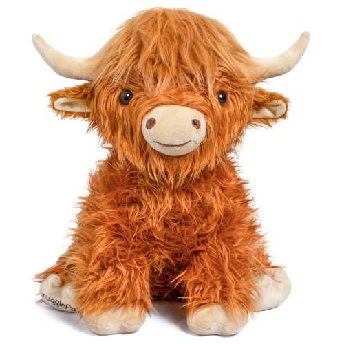 SnugglePals Highland Cow Stuffed Animal | Jumbo Sized | 16" Tall