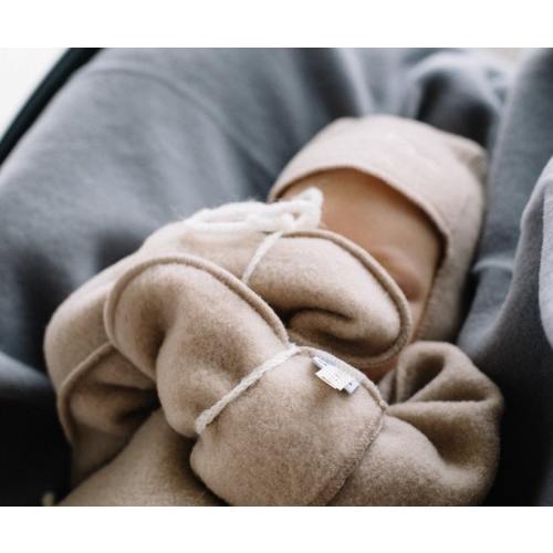 Natural merino wool mittens for Baby, Newborn mittens, Perfect gift for newborn, Baby shower gift, Suitable for girls and boys, Beige color
