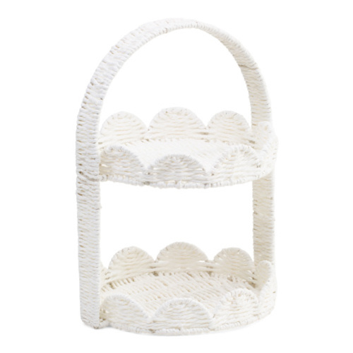 Scalloped 2 Tier Organizer | Office & Storage | Marshalls