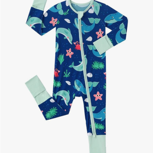 Baby Viscose from Bamboo Pajamas - Infant Boys Girls Footless Zippy Pjs Sleep 'N Play Clothes - One Piece Romper