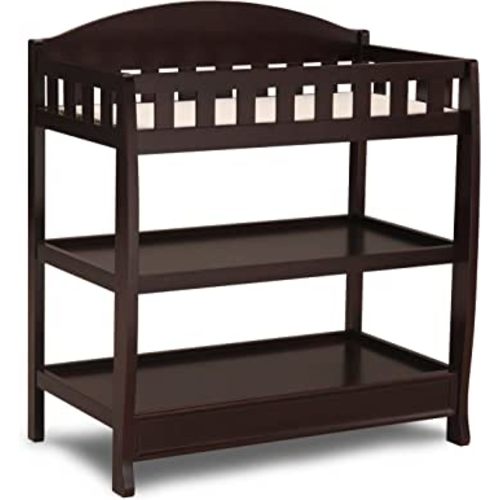 Delta Children Infant Changing Table with Pad, Dark Chocolate