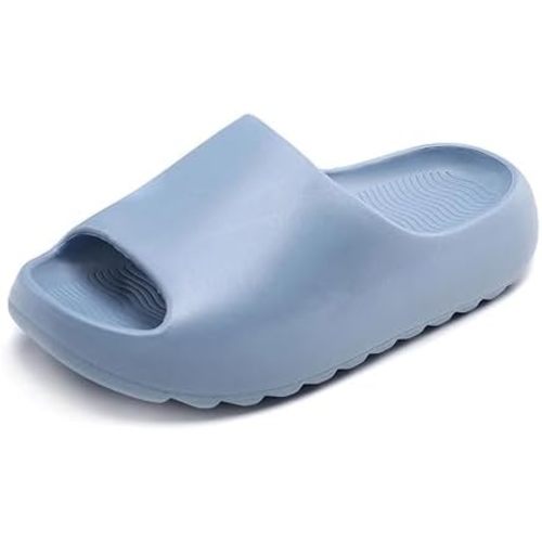 rosyclo Cloud Slippers for Women and Men, Recovery Slides Ultimate Comfort Lightweight Pillow Open Toe Thick Sole Shower Shoes House Indoor Outdoor Beach Sandals with Low Arch Support
