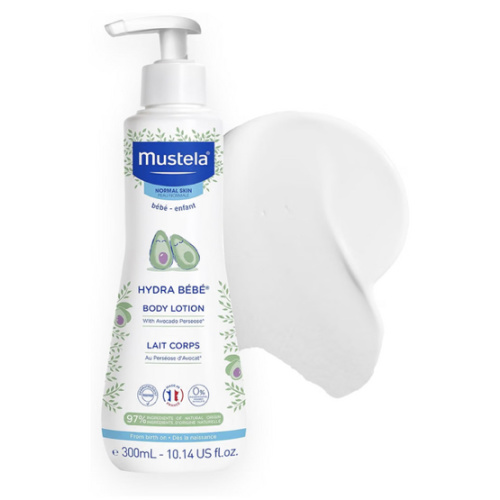 Mustela Hydra Bebe Body Lotion - Daily Moisturizing Baby Lotion with Natural Avocado, Jojoba & Sunflower Oil – Various Sizes