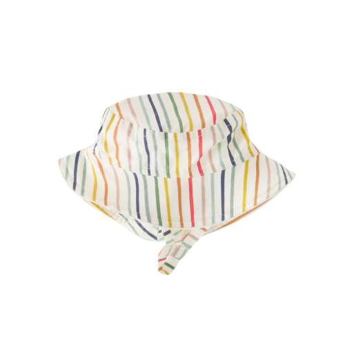 Bucket Hat - Stripes Away Rainbow – Pehr