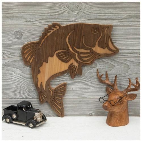 Bass Wood Wall Decor