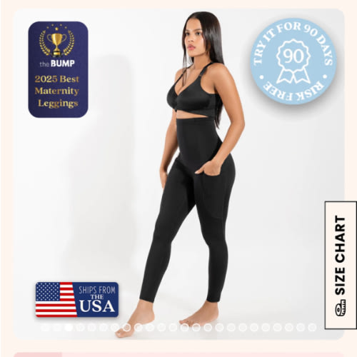 Bub's Postpartum Recovery Leggings – babybub | Maternity & Beyond