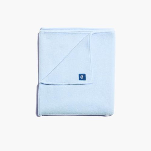 Turtle Fur Original Fleece Baby Security Blanket, Light Blue