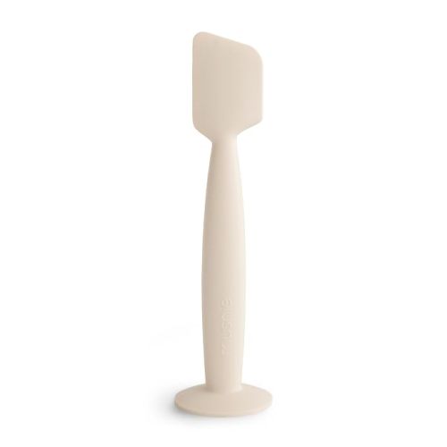 mushie Diaper Cream Applicator Soft Silicone with Suction Base (Shifting Sand)