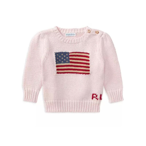 Polo Girls' Flag Cotton Sweater - Baby