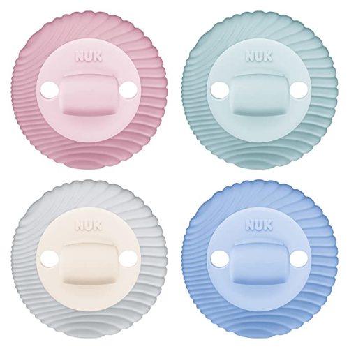 NUK Comfy Duet 100% Silicone Soother 2-in-1 Pacifier and Teether