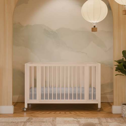 Rolli 9-in-1 Convertible All-Stages® Crib with Bassinet & Toddler Bed Conversion Kits