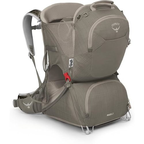Osprey Poco LT Lightweight Child Carrier Backpack - Compact, Travel-Ready Kid Carrier with Sunshade and Adjustable Fit - Lightweight, Comfortable Hiking Carrier for Toddlers