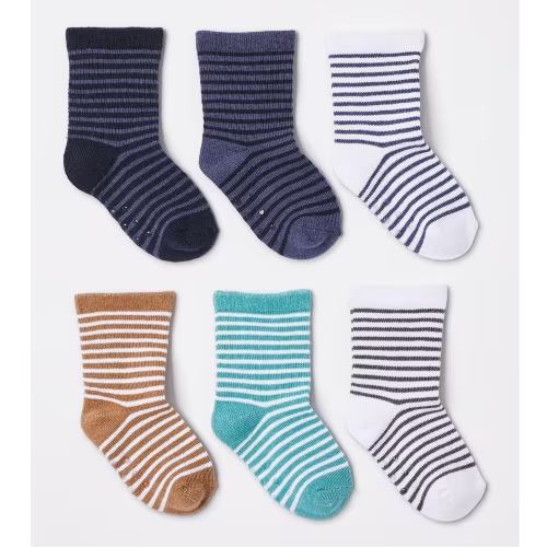 George Baby Boys' Crew Socks 6-Pack - Walmart.ca