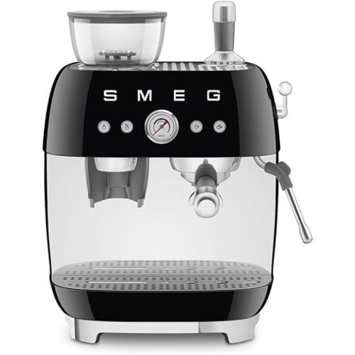 Smeg Semi-Automatic Espresso Machine (Black)