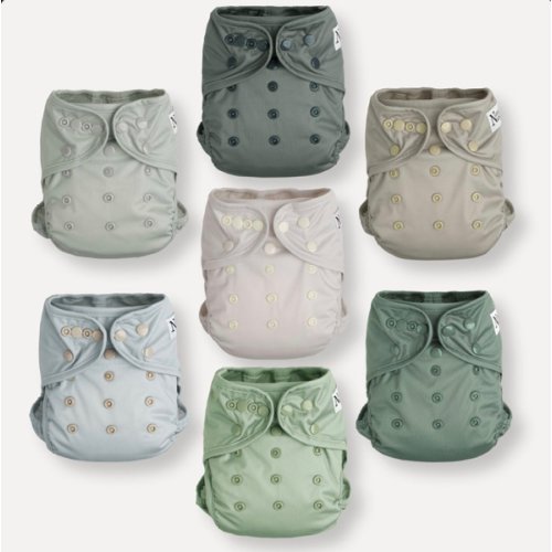 Morning Dew Diaper Covers - set of 7