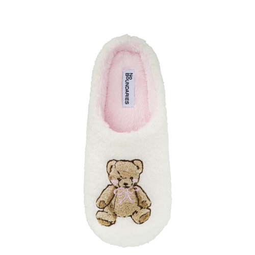 No Boundaries Women’s Plush Sherpa Clog Slippers