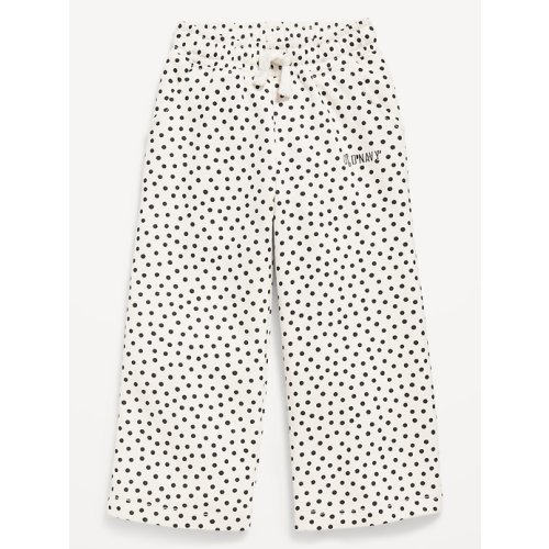 Printed Logo-Graphic Wide-Leg Sweatpants for Toddler Girls | Old Navy