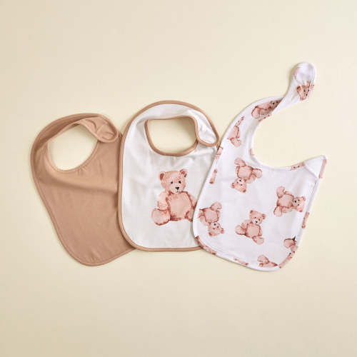 Teddy Bears Multi Baby Bib Set | Harold