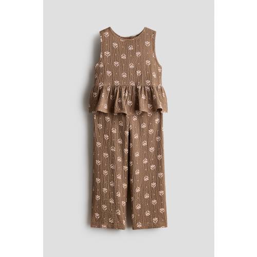 2-PIECE CRINKLED JERSEY SET
