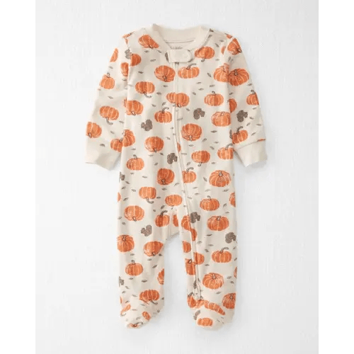 Baby Organic Cotton Sleep & Play Pajamas in Harvest Pumpkins - Little Planet | Carter's